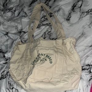 She’s plant based tote